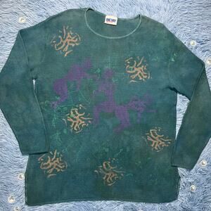 VINTAGE Dancing Ladies Round Neck Sweater One Size OS Women’s 90s Casual